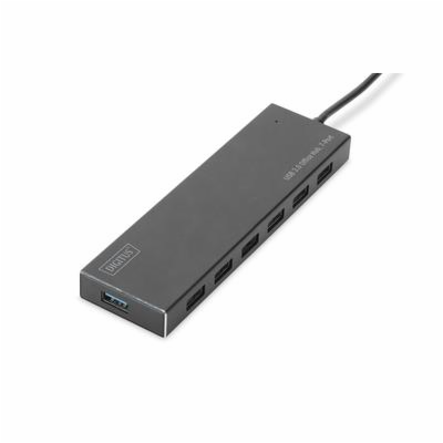 DIGITUS Hub USB 3.0, 7 portů vč. Napájecí zdroj 5V / 3,5A...
