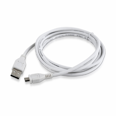GEMBIRD Kabel USB A Male/Micro B Male 2.0, 1,8m, White, H...
