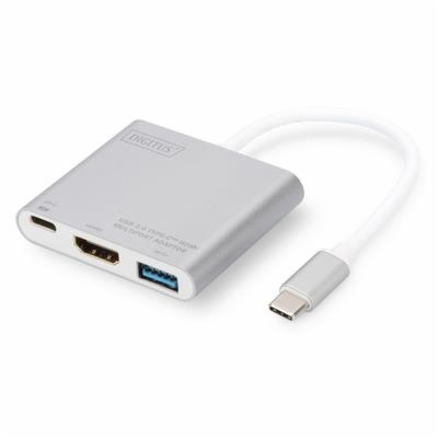 DIGITUS USB Type-C Multi Adaptér 4K 30 Hz HDMI 1 Port USB...