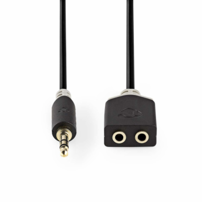Kabel Jack 3,5mm konektor/Jack 3,5mm konektor 0,2m NEDIS ...
