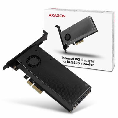 AXAGON PCEM2-D, PCIe x4 - M.2 NVMe M-key + SATA B-key slo...