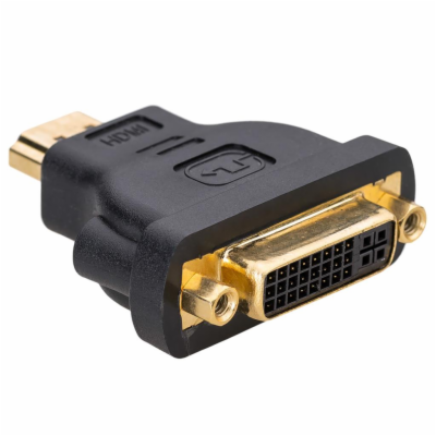 Akyga adaptér DVI-F/HDMI-M/Duplex/cerná