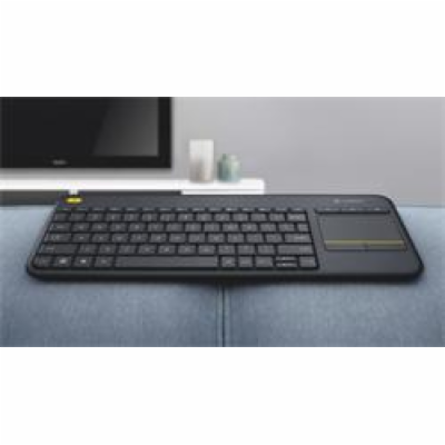 Logitech Wireless Touch Keyboard K400 Plus - EMEA - Czech...