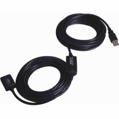 PREMIUMCORD USB 2.0 repeater a prodlužovací kabel A/M-A/F...