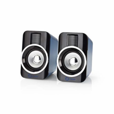 NEDIS herní reproduktory/ 2.0/ výkon 30 W/ 3,5 mm jack/ U...