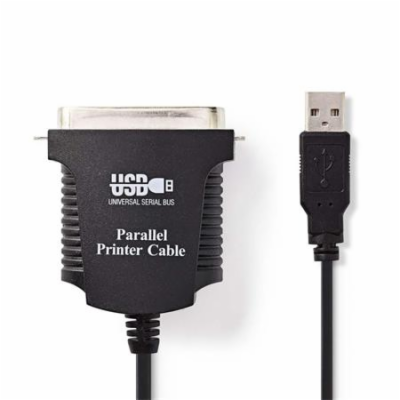NEDIS kabel USB 2.0 k tiskárně/ zástrčka USB-A - zástrčka...