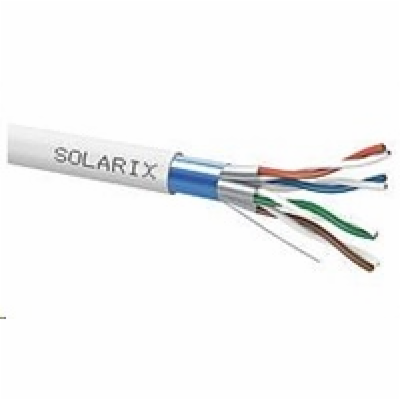 Instalační kabel Solarix CAT6A FFTP šedý Dca s2 d2 a1 500...