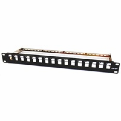 19" modulární patch panel LEXI-Net 16port, černý