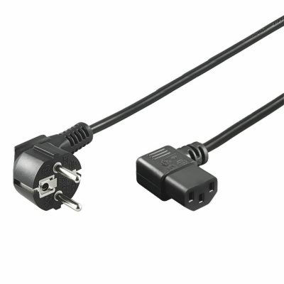 PREMIUMCORD Kabel napájecí 230V 5m úhlový 90st
