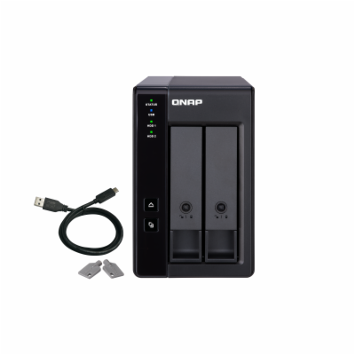 QNAP TR-002 QNAP 2-bay 3.5" SATA HDD USB 3.1 Gen2 10Gbps ...