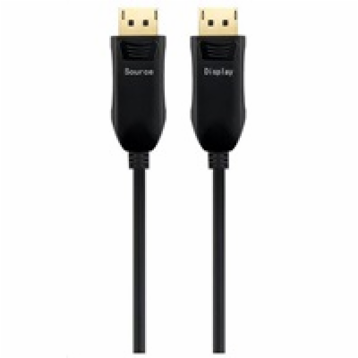 PremiumCord Optický DisplayPort 1.3/1.4 přípojný kabel M/...