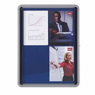 Aveli Vitrína informační modrá, 15xA4