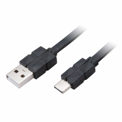 AKASA kabel PROSLIM USB 2.0 Type-C na Type-A, 30cm