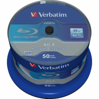 VERBATIM BD-R SL (6x, 25GB),NON-ID, 50 cake