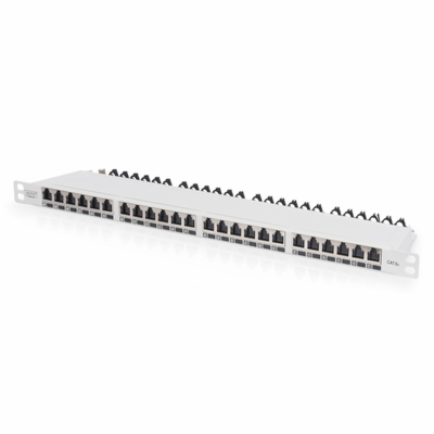 DIGITUS CAT 6A EA patch panel, stíněný, 24portový kryt pr...