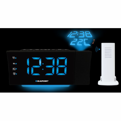 BLAUPUNKT rádiobudík CRP81USB, FM PLL, teploměr, projekce