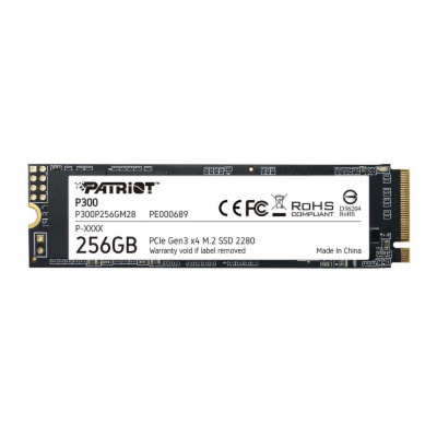 PATRIOT P300 256GB SSD / Interní / M.2 PCIe Gen3 x4 NVMe ...