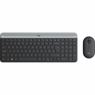 Logitech Wireless Desktop MK470, US, Graphite