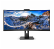 Philips MT VA LED 34" 346P1CRH/00 - VA panel, 3440x1440, HDMI, DP, USB-C, RJ45, repro, zakriven, webcam, nast vyska