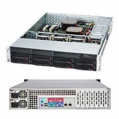 SUPERMICRO CSE-825TQC-R1K03WB SUPERMICRO 2U chassis 8x 3,...