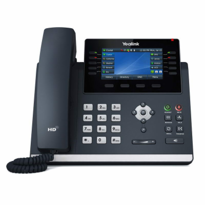 Yealink SIP-T46U IP telefon, 4,3" 480x272 barevný, 2x RJ4...