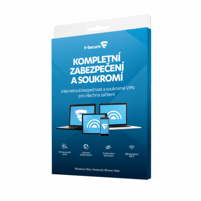F-Secure Total Security (1 rok, 3 zařízení) - CZ elektron...