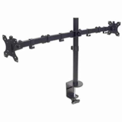 MANHATTAN stolní držák pro 2xLCD, 13" až 32", černý