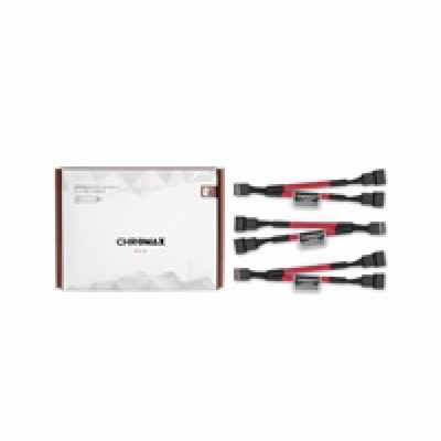 Noctua NA-SYC1 chromax.red - sada 3 ks, červená