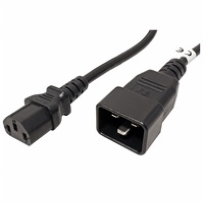 PremiumCord Kabel síťový propojovací 230V 10A 1m, konekto...
