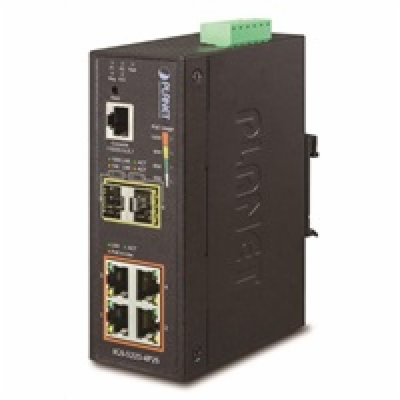 Planet IGS-5225-4P2S průmyslový L3 switch, 4x1Gb, 2x1Gb S...