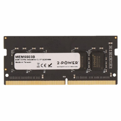 2-Power SODIMM DDR4 8GB 2400MHz CL17 MEM5503B 2-Power 8GB...