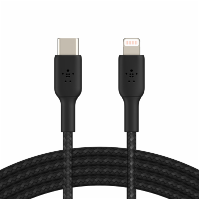 Belkin USB-C kabel s lightning konektorem, 2m, černý - od...