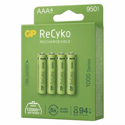 Nabíjecí baterie GP ReCyko 1000 AAA (HR03) 950mAh B21114