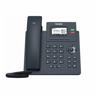 Yealink SIP-T31 SIP telefon, 2,3" 132x64 podsv. LCD, 2 x ...