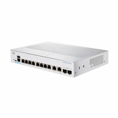 Cisco switch CBS250-8T-E-2G (8xGbE,2xGbE/SFP combo,fanless)