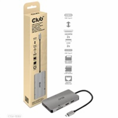 Club 3D CSV-1593 Club3D Dokovací stanice 8v1 USB 3.2 typ ...