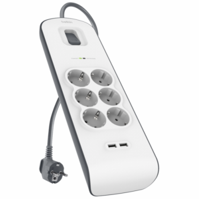BELKIN SurgeStrip BELKIN SurgeStrip přepěťová ochrana, 6 ...