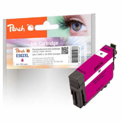 PEACH kompatibilní cartridge Epson T02W3, No 502XL purpur...
