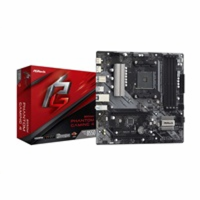 ASRock MB Sc AM4 B550M PHANTOM GAMING 4, AMD B550, 4xDDR4...