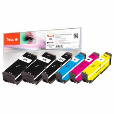 Peach Epson No. 33 MultiPack Plus 2xbk, CMY, kompatibilní...
