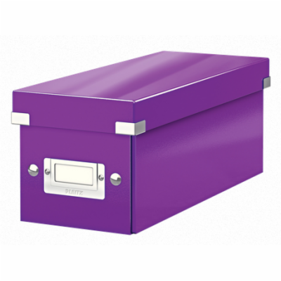 LEITZ Krabice na CD  Click&Store, purpurová