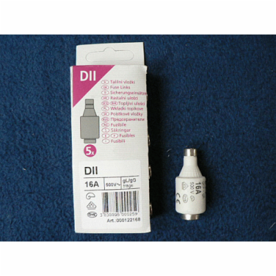 Pojistka patrona ETI DII DZ 16A šedá
