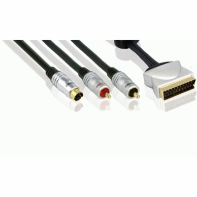 AV kabel PROFIGOLD PGV632 S-VHS + 2x CINCH -> SCART, 1.5 m