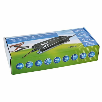 Nabíječka autobaterií, CARCLEVER 35938 6V/12V 4A