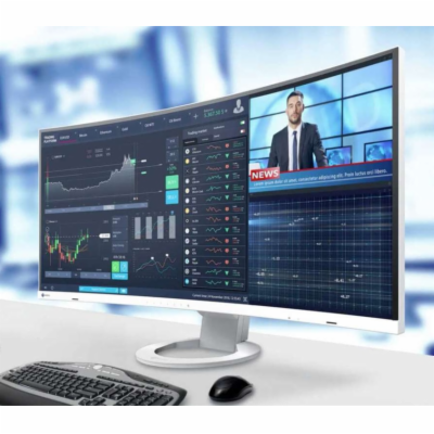EIZO 37,5" EV3895-WT, zakřivený, IPS, 3840x1600, 300 cd/m...