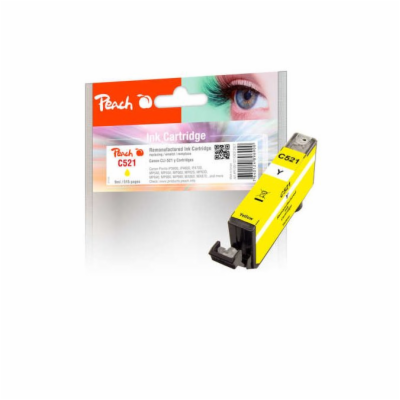 PEACH kompatibilní cartridge Canon CLI-521, yellow, 9 ml