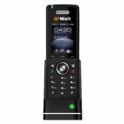 WELL RTX8630 IP DECT ručka pro RTX8660,2" bar.LCD,8 prog.tl.
