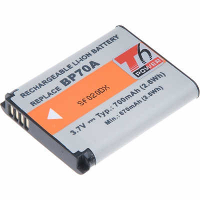 Baterie T6 Power Samsung BP-70A, BP70A, SLB-70A, 700mAh, ...