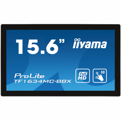 15,6" iiyama TF1634MC-B8X: IPS, FullHD, capacitive, 10P, ...