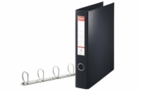 Esselte plast. kroužk. pořadač VIVIDA, 4DR/40mm, hřbet 60 mm, černá